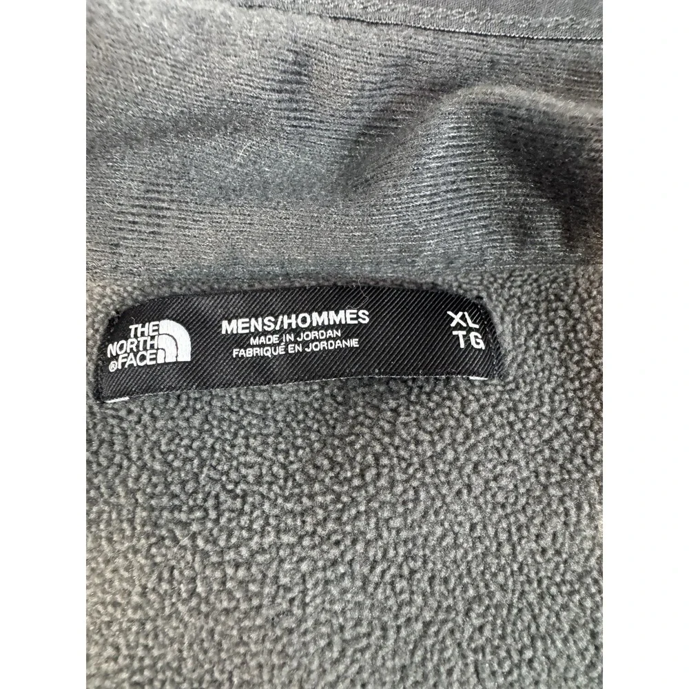 The North Face Pullover Gray 1/4 Zip Fleece Outdoors Hiking Jacket Men's‎ XL